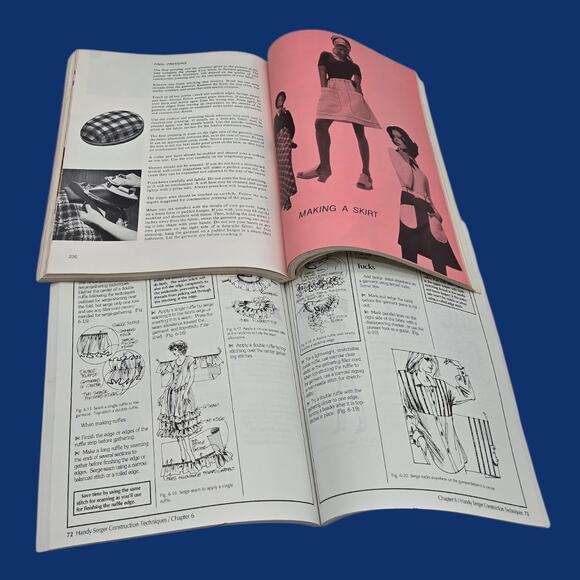 Vintage 1974 Super Sewing New Bishop/Arch Book and Serged Garments in Minutes - Picture 15 of 16